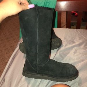 black UGG boots